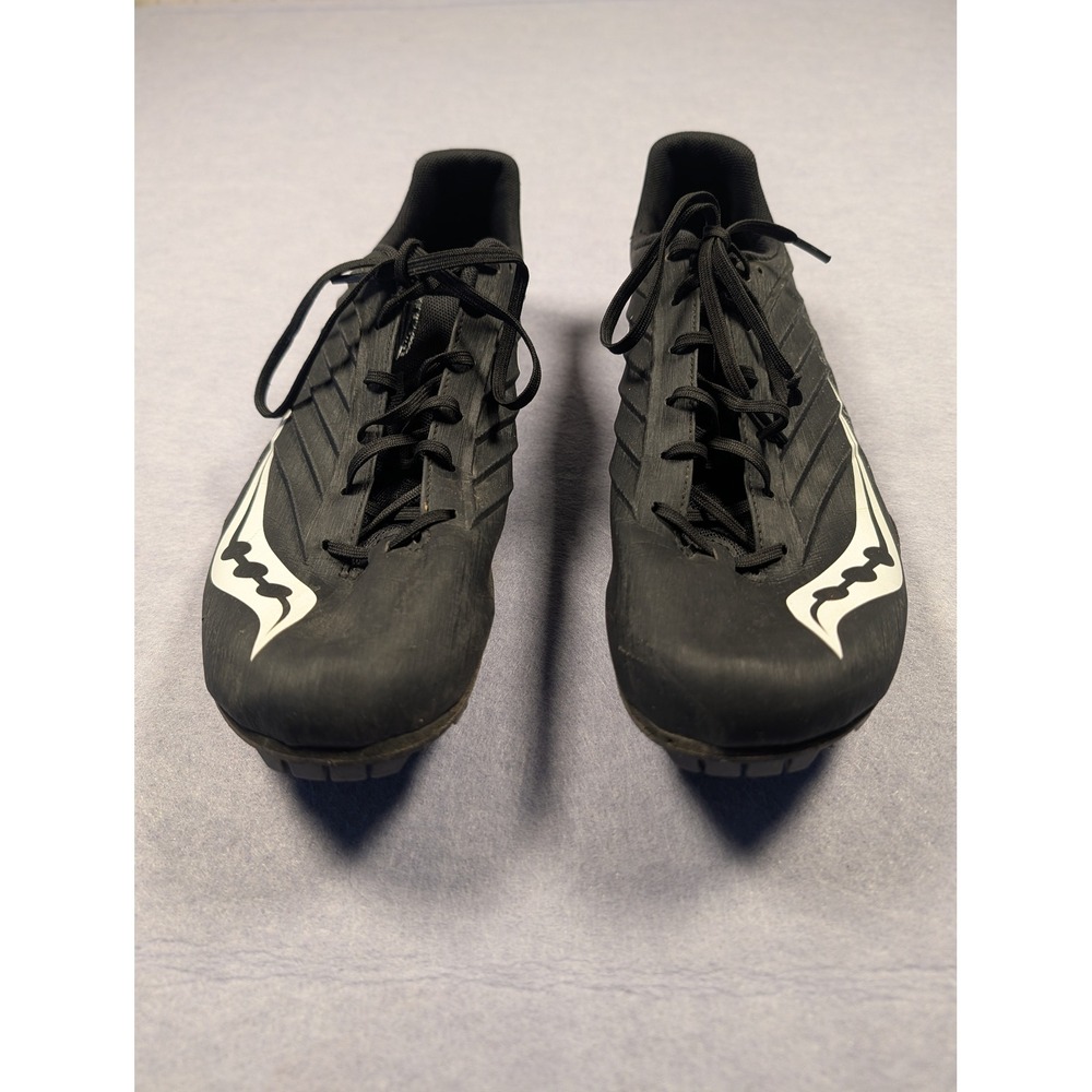 Saucony Spitfire 5 Track Spikes Mens 11 Black S29055-3 Sprinting Shoes Excellent - Picture 3 of 7